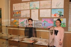 Районная выставка-смотр рисунков к Сталинградской битве 